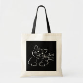 Cute Cat Mom Cool Cat Tote Bag (Voorkant)