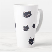 Cute Cat MOM Latte Mok (Rechterhoek)