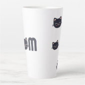 Cute Cat MOM Latte Mok (Voorkant)