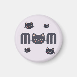 Cute Cat MOM  Magneet