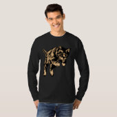 Cute cat moments Beautiful cat patterns for cat    T-shirt (Voorkant volledig)