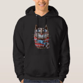 Cute Cat Motif Cat Hoodie (Voorkant)