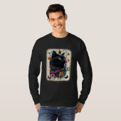 Cute Cat Motifs Cat  Idea For Men And Women T-shirt (Voorkant volledig)