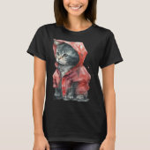 Cute Cat Motifs Cat T-shirt (Voorkant)