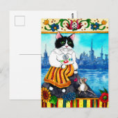 Cute Cat Mouse Estonian folklore myth briefkaart (Voorkant / Achterkant)