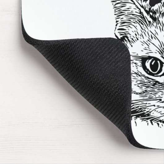 Cute Cat Mousepad Muismat (Hoek)