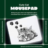 Cute Cat Mousepad Muismat