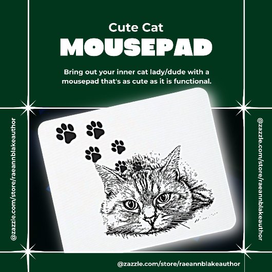 Cute Cat Mousepad Muismat