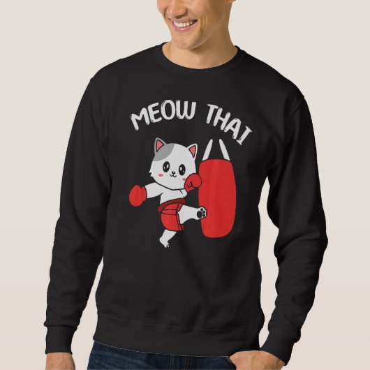 Cute Cat Muay Thai Trui (Voorkant)