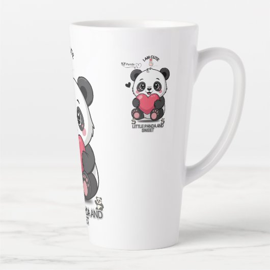 Cute Cat Mug | Adorable Kitty Cup for Cat Latte Mok (Rechts)