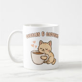 Cute Cat Mug – Funny Coffee Lover Gift Koffiemok (Links)