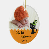 Cute Cat My 1st Halloween Ornament (Rechts)