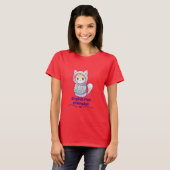 Cute Cat Nap Champion Too T-Shirt (Voorkant volledig)