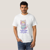 Cute Cat Nap Champion Too T-shirt (Voorkant volledig)