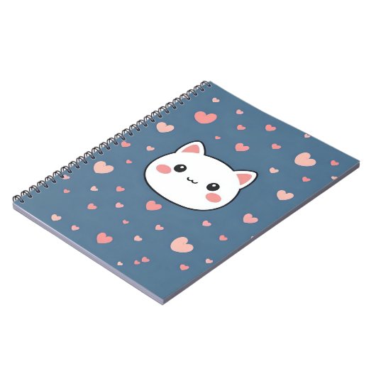 Cute Cat Notebook  Notitieboek (Linkerzijde)
