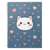 Cute Cat Notebook  Notitieboek (Voorkant)