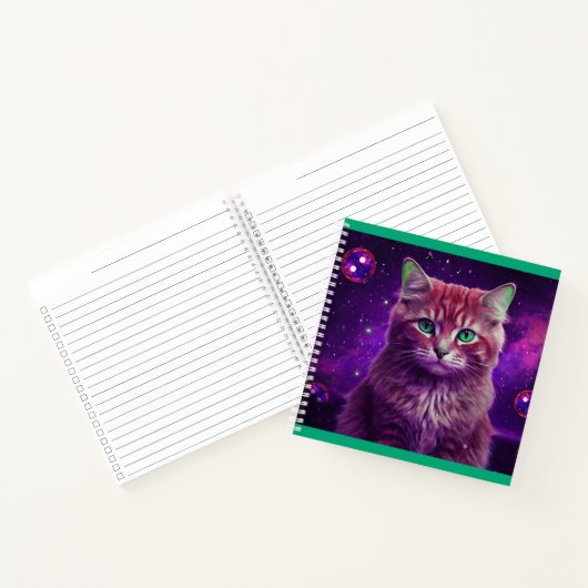 Cute Cat Notebook Notitieboek (Binnen)