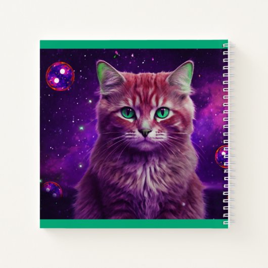 Cute Cat Notebook Notitieboek (Achterkant)
