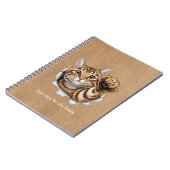 Cute Cat Notes - Spiral Photo Notebook Notitieboek (Linkerzijde)