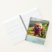 Cute Cat Notitieboek (Binnen)