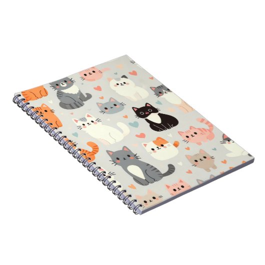 Cute Cat Notitieboek (Rechterzijde)