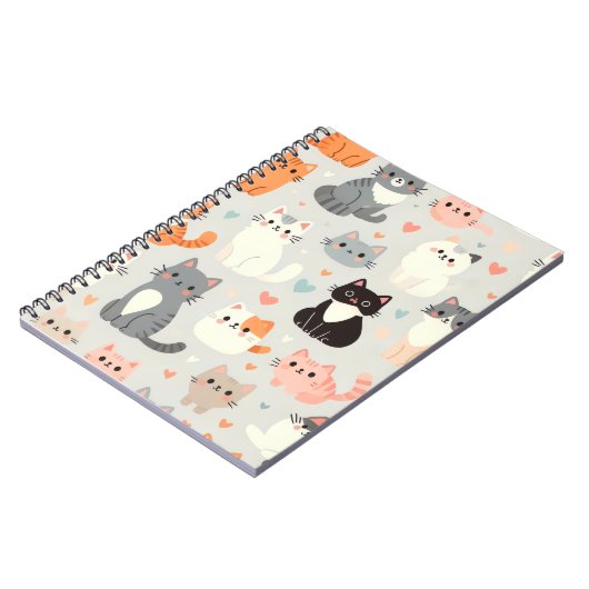 Cute Cat Notitieboek (Linkerzijde)