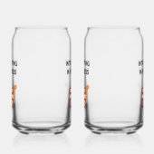 Cute Cat on Books "Introvert in Progress" Blikvorm Glas (Links)