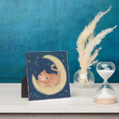 Cute Cat on the Moon Fotoplaat (Insitu)