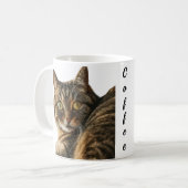Cute Cat-ontwerp Koffiemok (Voorkant links)