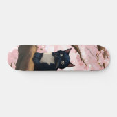 Cute Cat op een Cherry Blossom Tree Persoonlijk Skateboard (Horizontaal)