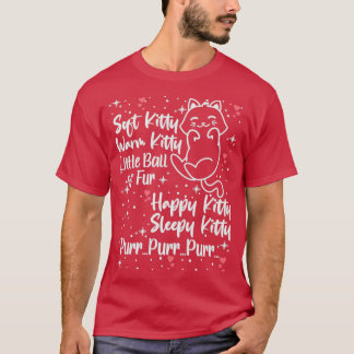 Cute Cat Owner Kitten Cat Mam Cat Dad Lullaby Song T-shirt