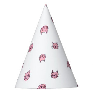 Cute Cat Party-Petten Feesthoedjes