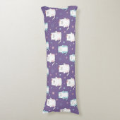 Cute Cat-patroon Lichaamskussen (Voorkant Verticaal)