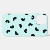 CUTE Cat Patroon met verwisselbare achtergrondkleu Case-Mate iPhone Case (Achterkant (horizontaal))