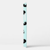 CUTE Cat Patroon met verwisselbare achtergrondkleu Case-Mate iPhone Case (Achterkant / Rechts)