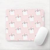 Cute Cat-patroon Muismat (Met muis)