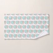 Cute Cat Pattern Bad Handdoek (Handdoek)