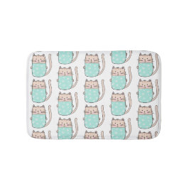 Cute Cat Pattern Badmat