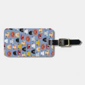 Cute Cat Pattern Bagagelabel (Voorkant horizontaal)
