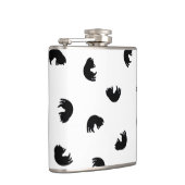 CUTE Cat Pattern Black and White Heupfles (Rechts)