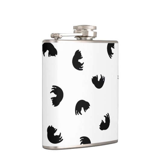 CUTE Cat Pattern Black and White Heupfles (Rechts)