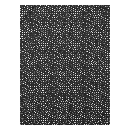 CUTE Cat Pattern Black and White Tafelkleed (Voorkant)