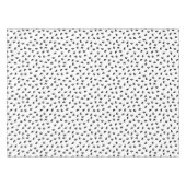 CUTE Cat Pattern Black and White Tafelkleed (Voorkant (Horizontaal))