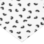 CUTE Cat Pattern Black and White Tafelkleed (Gekanteld)