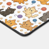 Cute Cat Pattern Bureaumat (Hoek)
