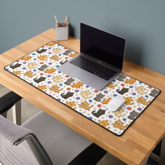 Cute Cat Pattern Bureaumat (Kantoor 2)