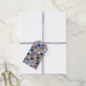 Cute Cat Pattern Cadeaulabel (Met Touw)