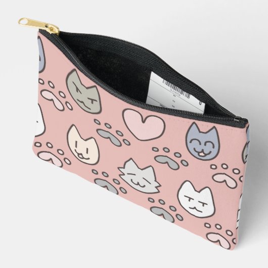 Cute Cat Pattern Etui (Open)