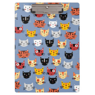 Cute Cat Pattern Klembord