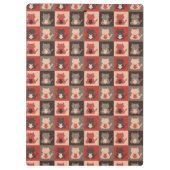 Cute Cat Pattern Klembord (Achterkant)